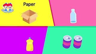 Waste Sorting Song Clean Up Trash???? How to Recycle Environmental Songs