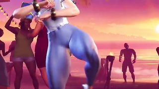Chun-Li Doing Juri's Taunt is too much