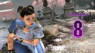 CHUN LI Countdown Defeat Animation in STREET FIGHTER