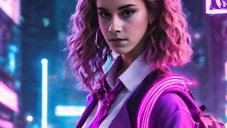 Harry Potter in Cyberpunk
