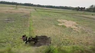 funny video of riding a 3 wheeler