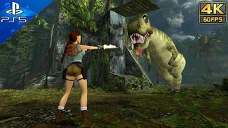 Tomb Raider 1 Remastered (PS5) Levels 1-3 Gameplay @ 4K 60ᶠᵖˢ ✔