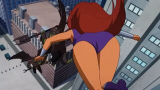 Starfire/Raven Fight Scenes