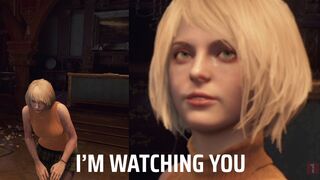 Resident Evil 4 Ashley Breaking the 4th Wall Easter Egg