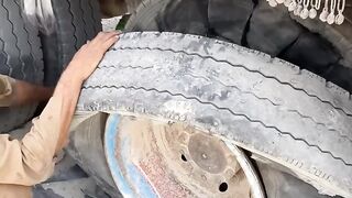 How to Repair a Seriously Punctured Truck Tire