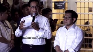 Anies-Muhaimin Tanggapi Hasil Quick Count.