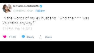 Valentine's Day What did Imran Khan say to Jemima