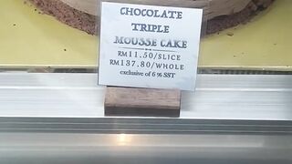 Chocolate Triple Mousse Cake