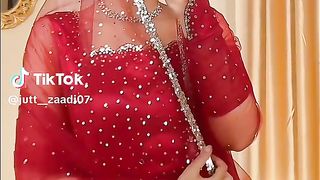 Girl wearing red dres#cultural dress