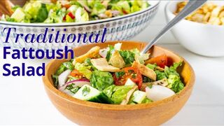 Traditional Fattoush Salad Recipe