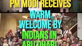 'Modi Hai to Mumkin Hai'_ PM Modi's Warm Welcome In Abu Dhabi _ Watch.