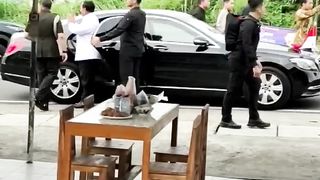 pak jokowi dan pak prabowo juga raffi ahmad ke magelang
