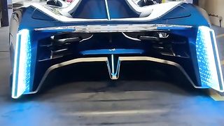 Alpine’s hydrogen-powered hypercar has cosmic dust headlights! ️ #hypercar #alpine #