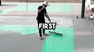 Basketball Court Transformation ????