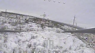The drone is attacking