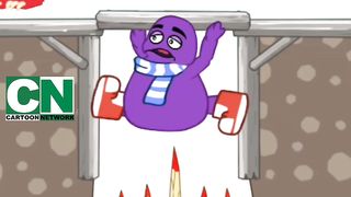 Grimace Story Pink helping Robot and blacked funny Animation ???? #shorts #animation #story