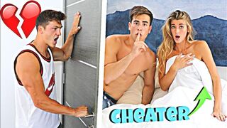 CHEATING WITH THE DOOR LOCKED PRANK ON BOYFRIEND!! *HE HIT HIM*