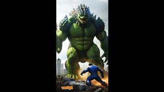 Superheroes but godzilla