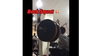 Squating 170 Kg Twice.