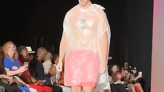 In New York, a prankster snuck into one of the fashion shows