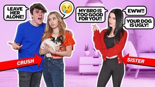 Having My SISTER Be MEAN To My CRUSH To See How She REACTS *Emotional PRANK* |Jentzen Ramirez