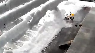 Winter - snowslide