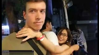 Japanese Girl Goes Crazy Over Foreigner