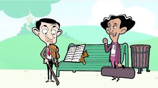 Mr. Bean diajarin main biola