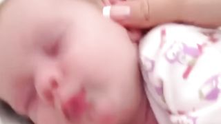 Cute girl baby so sweet moments