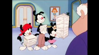Animaniacs   The Warners Become Secretaries   Classic Cartoon   WB Kids