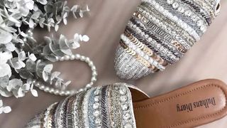 Indian khussa | kohlapuri chappal | Desi chappal