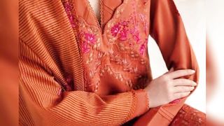 Neck and sleeves designs for ladies