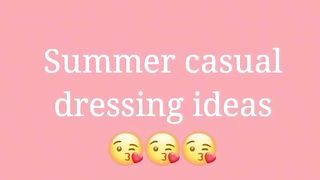 Summer Casual Dress Design