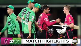 Melbourne Stars vs Sydney Sixers | Highlights | Big Bash League | 26th December 2022