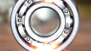 Crushing metal bearing in 30 seconds