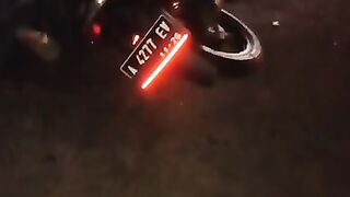 kecelakaan motor di jalan