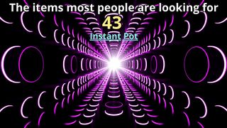The items most people are looking for