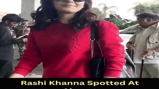 Rashi Khanna Spotted At Airport #rashikhanna #shorts #short #trending #viral #bollywood #shortvideo