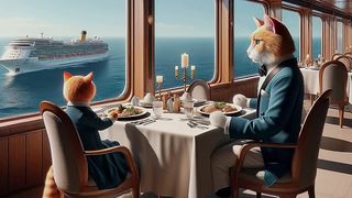 GINGER CAT IS DISTRESSED AT SEA catmemes