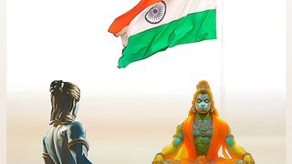Indian Republic Day #republic-day #indian #26jan #republic #hanuman #shriRam #protectorofindia #protectindia