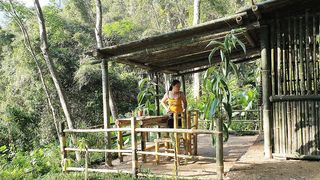How To Making Bamboo Furniture And House Porch Design