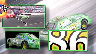 Lightning McQueen & Chick Hick's Rivalry _ Pixar Cars.