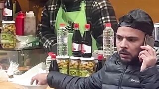 When I eat this stranger food????