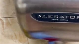 The number of germs in hand dryers