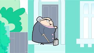 Kelakuan Mr. Bean saat bercermin di pagi hari