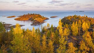 Golden autumn is the most beautiful time of the year in Karelia
