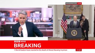 Vladimir Putin 'responsible' - Joe Biden responds to Alexei Navalny death reports