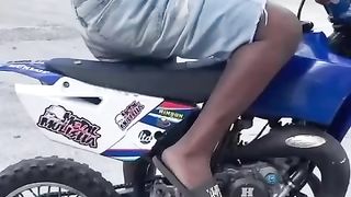 The moment he sat on the bike that way, I knew it