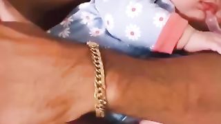 Funny babies want to sleep right now