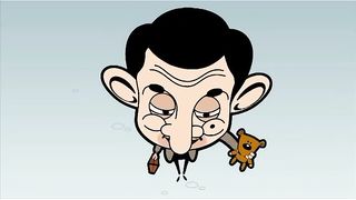 Eh Mr. Bean malah berebut koper